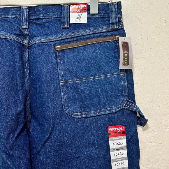 NWT Wrangler Riggs Carpenter Jeans Work Wear Relaxed Fit Pants 40 x 36​​​​​​​ - Picture 4 of 6